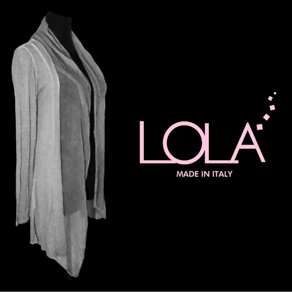 LOLA Italian Silk Cardigan - Picture 2 of 7